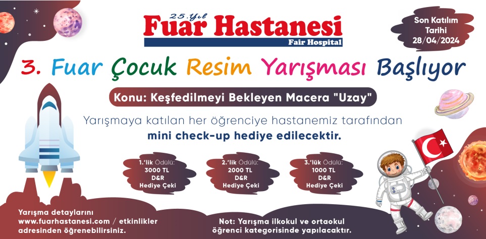 2024 FUAR GELENEKSEL ÇOCUK RESİM YARIŞMASI BAŞLIYOR