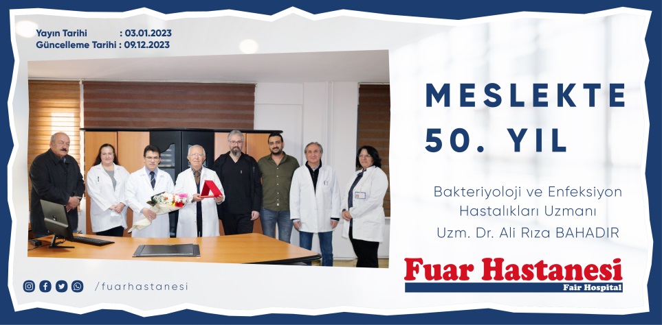 MESLEKTE 50. YIL