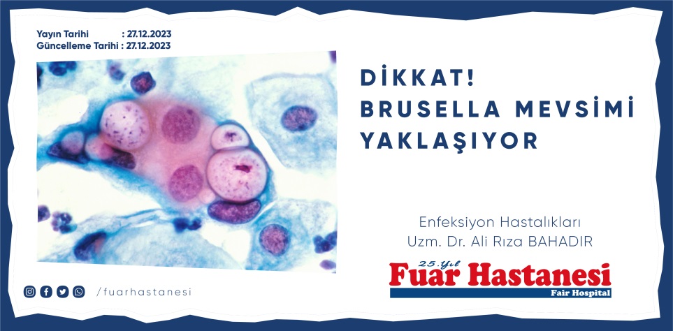 DİKKAT! BRUSELLA MEVSİMİ YAKLAŞIYOR