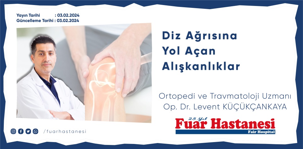 Diz Ağrısına Yol Açan Alışkanlıklar