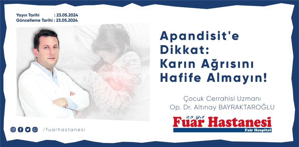 Apandisit'e Dikkat