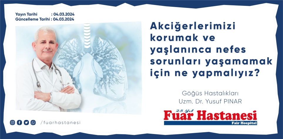 Akciğerlerimizi korumak ve yaşlanınca nefes sorunları yaşamamak için ne yapmalıyız?