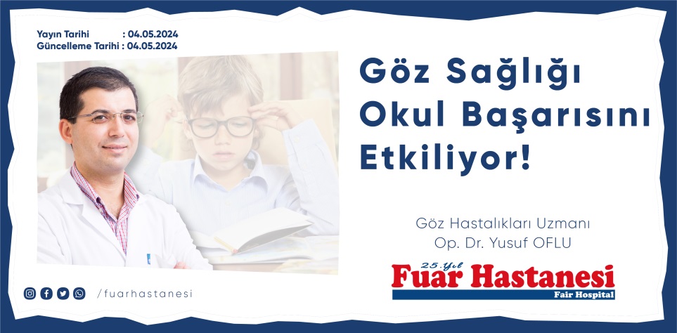 Göz Sağlığı Okul Başarısını Etkiliyor!